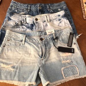 Bogo 3 shorts for $12 .